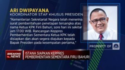 Istana Siapkan Keppres Pemberhentian Ketua KPK Firli Bahuri