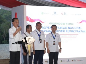 Jokowi Groundbreaking Industri Pupuk di Fakfak, Pertama di Wilayah Timur RI