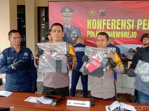Rampas Uang Nasabah Bank di Purworejo, Komplotan Perampok Dibekuk