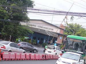 Hati-hati Dab! Banyak Kabel Menjuntai Depan Terminal Concat Sleman