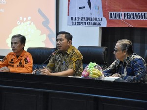 Adakan Rakor Potensi Bencana, BPBD Karawang Harap Semua Elemen Siaga