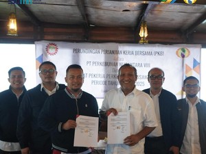 Tingkatkan Produktivitas, PTPN VIII dan Serikat Pekerja Buat Kesepakatan