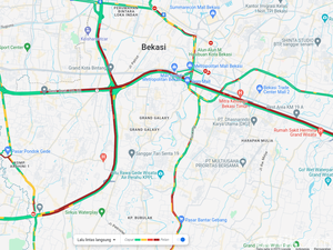 Tol Jakarta Arah Cikampek Macet Parah 13 Km Imbas Demo Buruh
