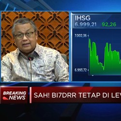 Tok! BI Tahan Suku Bunga Acuan di Level 6%