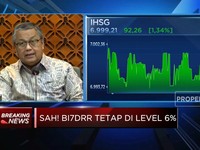 Tok! BI Tahan Suku Bunga Acuan di Level 6%