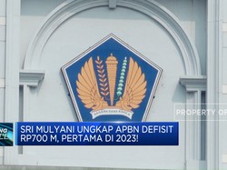 Sri Mulyani Ungkap APBN Defisit Rp700 M, Pertama di 2023!