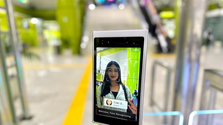 Face Recognition Boarding Gate milik PT KAI. (Dok. KAI)