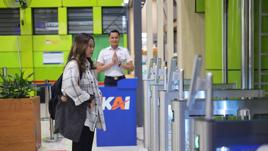 Face Recognition Boarding Gate milik PT KAI. (Dok. KAI)