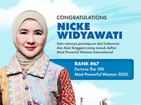 Nicke Widyawati Kembali Masuk Jajaran 100 Most Powerful Women