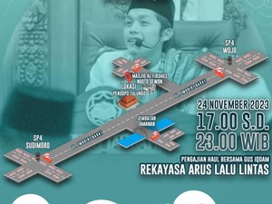 Info Dab! Ada Pengalihan Lalin Jalan Imogiri Barat Bantul Sore-Malam Ini