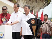 Jokowi Resmikan Kampung Nelayan Modern di Biak Numfor Papua