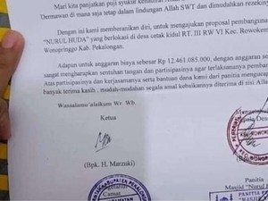 Geger Proposal Pembangunan Masjid Pekalongan 1 Bata Rp 800 Ribu