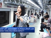 Tarif LRT Jabodebek Vs Moda Umum Lain, Mana Lebih Hemat?