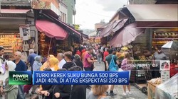 Di Atas Ekspektasi, Turki Kerek Suku Bunga 500 BPS Jadi 40%