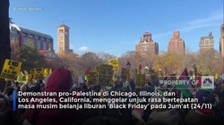 Demonstrasi Pro-Palestina Warnai Musim Belanja 