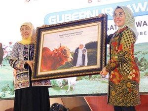 Khofifah Optimis Jatim Mampu Antarkan Indonesia Wujudkan Swasembada Daging