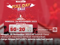 Banjir Diskon di Transmart Full Day Sale 26 November 2023