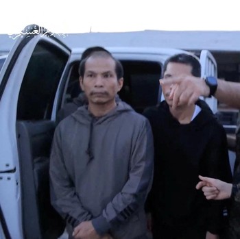 Potret Pembebasan Warga Tetangga RI Tawanan Hamas