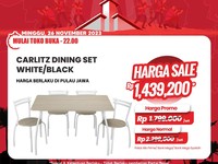 Mumpung Transmart Promo Besok, Meja Makan Cuma Rp 1 Jutaan
