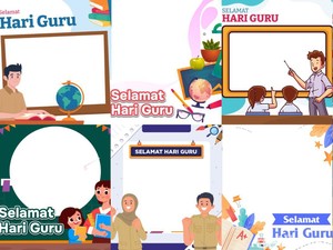 25++ Twibbon Hari Guru Nasional 2025 Terbaru, Yuk Ramaikan di Medsos!