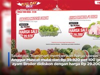 Yuk Belanja! Baju Hingga Anggur Muscat Diskon di Transmart