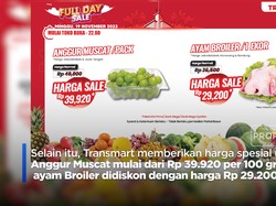 Yuk Belanja! Baju Hingga Anggur Muscat Diskon di Transmart