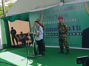 Sambangi Pesantren di Makassar, Gibran Ajak Santri Melek Teknologi