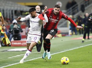 AC Milan Vs Fiorentina: Penalti Theo Hernandez Menangkan Rossoneri
