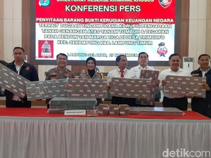 Polda Lampung Sita Barang Bukti Rp 9 M dalam Korupsi Bendungan Margatiga