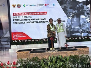 Menkes-Dubes UEA Groundbreaking RS Kardiologi di Solo, Gibran Absen