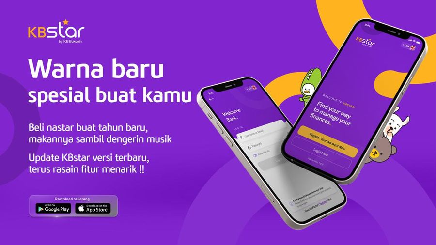 KBstar menghadirkan fitur-fitur baru yang aman, cepat, serta memudahkan transaksi digital nasabah (Dok Bank KB Bukopin)