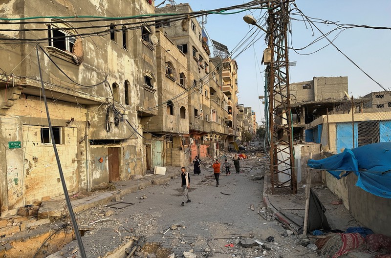 Suasana gencatan senjata antara Israel dan Hamas di Jalur Gaza masih terus berlanjut hingga saat ini, Minggu (26/11/2023). (REUTERS/Abed Sabah) Suasana gencatan senjata antara Israel dan Hamas di Jalur Gaza masih terus berlanjut hingga saat ini, Minggu (26/11/2023). (REUTERS/Abed Sabah)