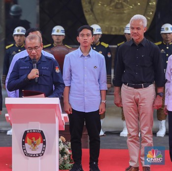 Potret Anies-Prabowo-Ganjar Deklarasi Kampanye Pemilu Damai