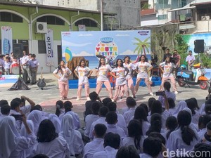 Keseruan Roadshow Classy Yamaha Youth Festival di SMA Ahmad Yani Binjai