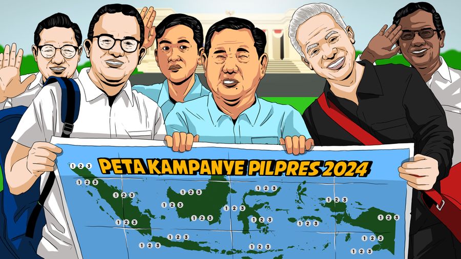 Peta Kampanye Pilres 2024