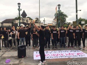 Gelar Aksi di Jogja, Mahasiswa Sebut Anak Muda Cuma Jadi Objek di Pemilu