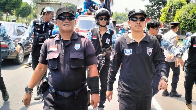 Jalur Cianjur - Bandung lumpuh total akibat demo buruh tuntut UMK 2024. (Dok. KSPI)