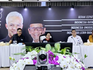 Megawati dan Para Ketum Parpol Hadiri Rapat TPN di Masa Kampanye