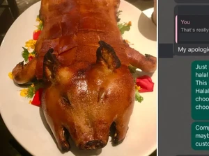Pria Muslim Ini Geram Diundang ke Restoran yang Sajikan Menu Babi