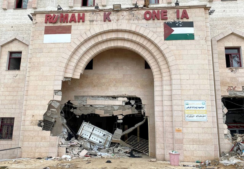 Israel serang RS Indonesia di Jalur Gaza. (Dok. Media Sosial)