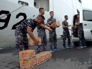 Cokelat Champion Dibawa TNI AL ke Gaza, Bantu Pangan Warga Palestina