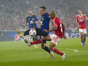 Sengit! Benfica Vs Inter Milan Tuntas 3-3