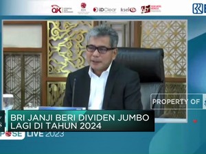 BRI Janji Beri Dividen Jumbo Lagi di Tahun 2024