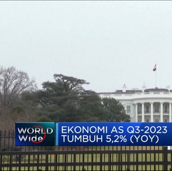 Ekonomi AS Q3-2023 Tumbuh 5,2% (Yoy)