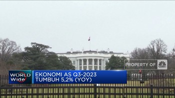 Ekonomi AS Q3-2023 Tumbuh 5,2% (Yoy)