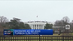 Ekonomi AS Q3-2023 Tumbuh 5,2% (Yoy)