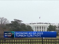 Ekonomi AS Q3-2023 Tumbuh 5,2% (Yoy)