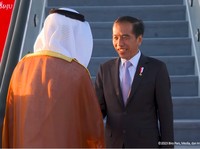 Jokowi Datangi Sekretariat Indonesia di COP28 Dubai