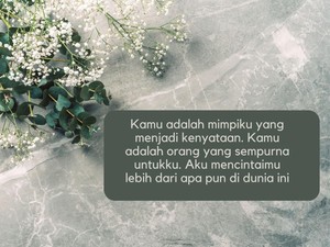 40 Kata-kata yang Bisa Membuat Pacar Terharu dan Menangis, Coba WA Sekarang