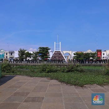 Sedih! Diresmikan Tahun Lalu, Taman di Bekasi Ini Tak Terawat